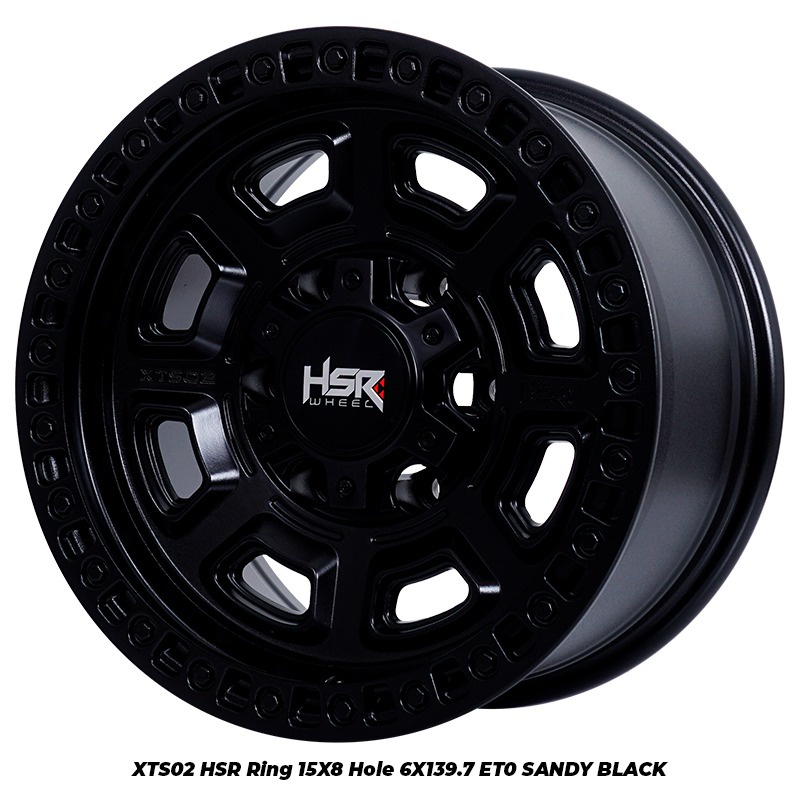Velg Mobil HSR XTS02 Ring 15 Pelek Offroad Hiace Panther New Ranger Terrano