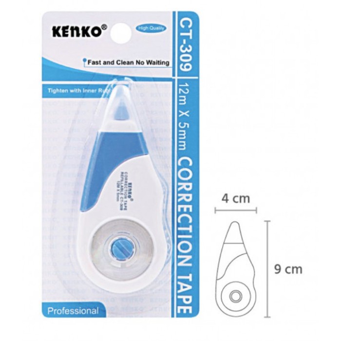 

Hot Sale Correction Tape Kenko Ct 309 Pita Koreksi 12Mx5Mm Tip Ex Kertas Grosir Terbatas