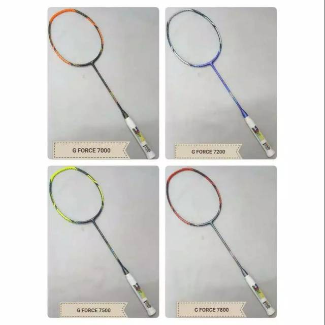 Raket Badminton LINING / LI NING G FORCE 7000 / 7200 / 7500 / 7800 EXTRA STRONG ORIGINAL