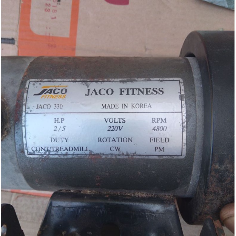 Dc Motor Treadmill JACO FITNESS 220V 2.5HP 4800Rpm