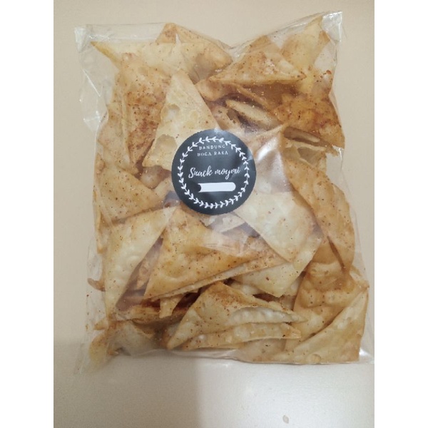 

200gram PANGSIT SEGITIGA ASLI 100%/