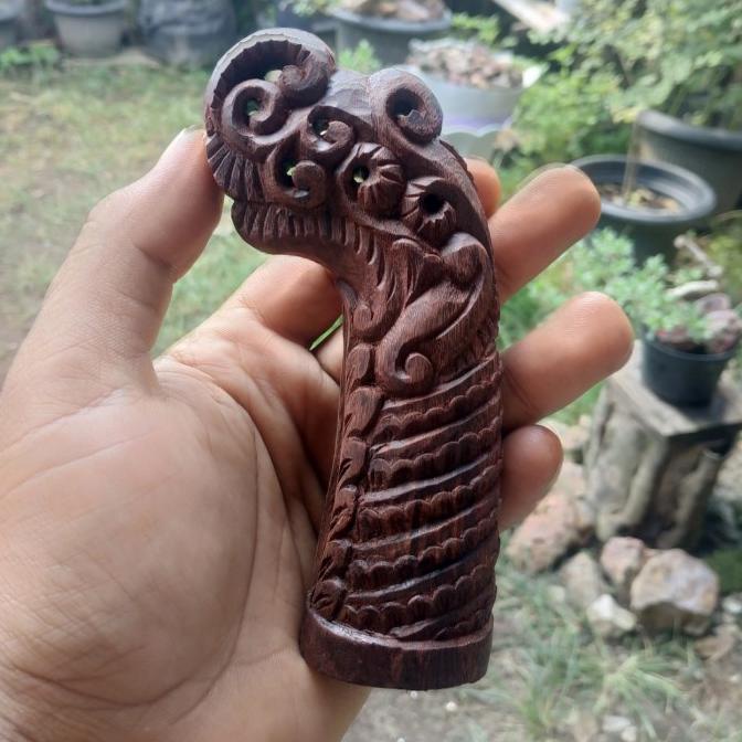 Gagang Golok Ukir Kayu Galih Asem Best