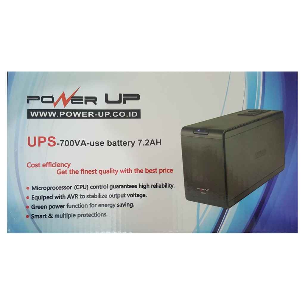 UPS POWER UP 700VA With Stabilizer Voltase