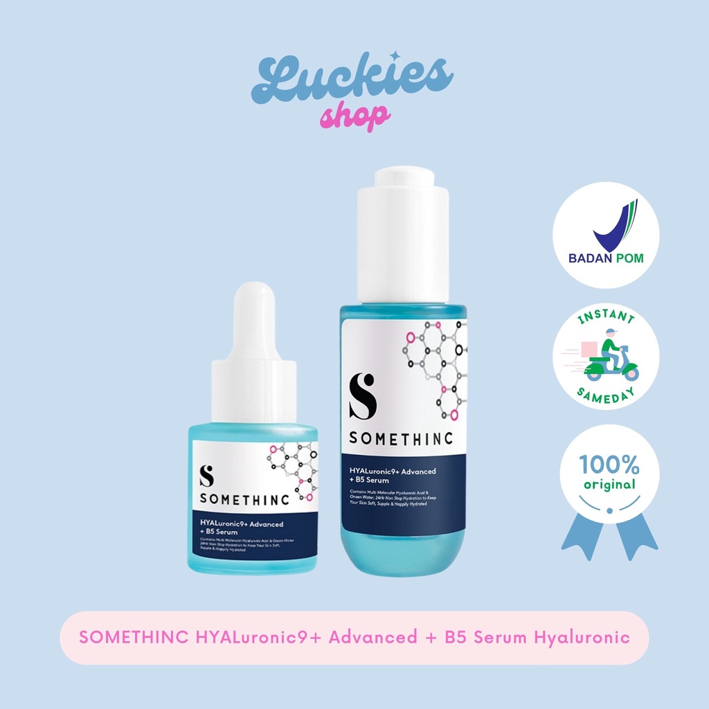 BPOM SOMETHINC HYALuronic9+ Advanced + B5 Serum Hyaluronic Menghidrasi Kulit Kering