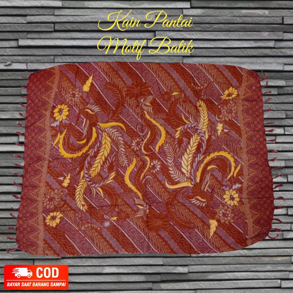 Kain Bali / Kain Pantai / Motif Batik / 120x165 cm/ Kain Buat Santai/  Kain Bali Murah