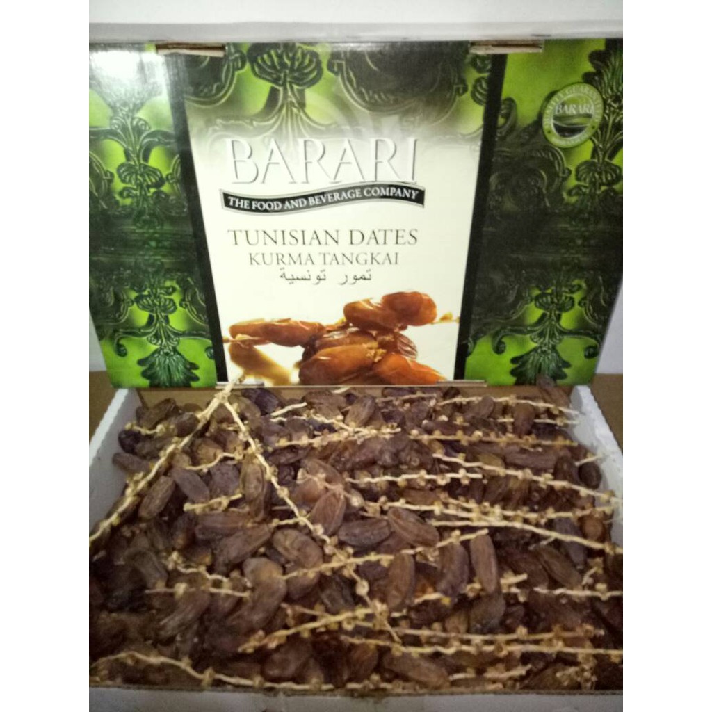 

Kurma Barari Tangkai 1kg Fresh di Dalam Freezer / Kurma Tunisia Madu Premium