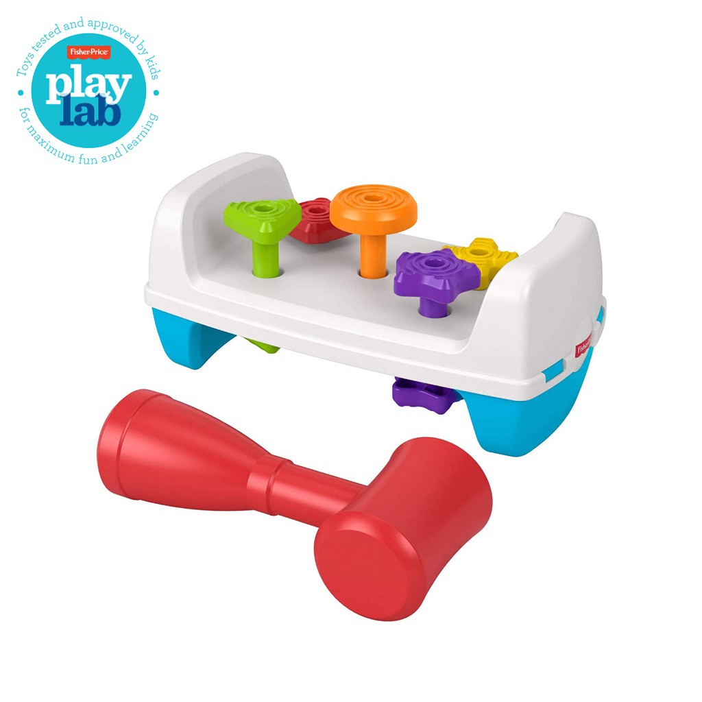 Fisher Price Tap and Turn Bench Mainan  Edukasi Anak Bayi  