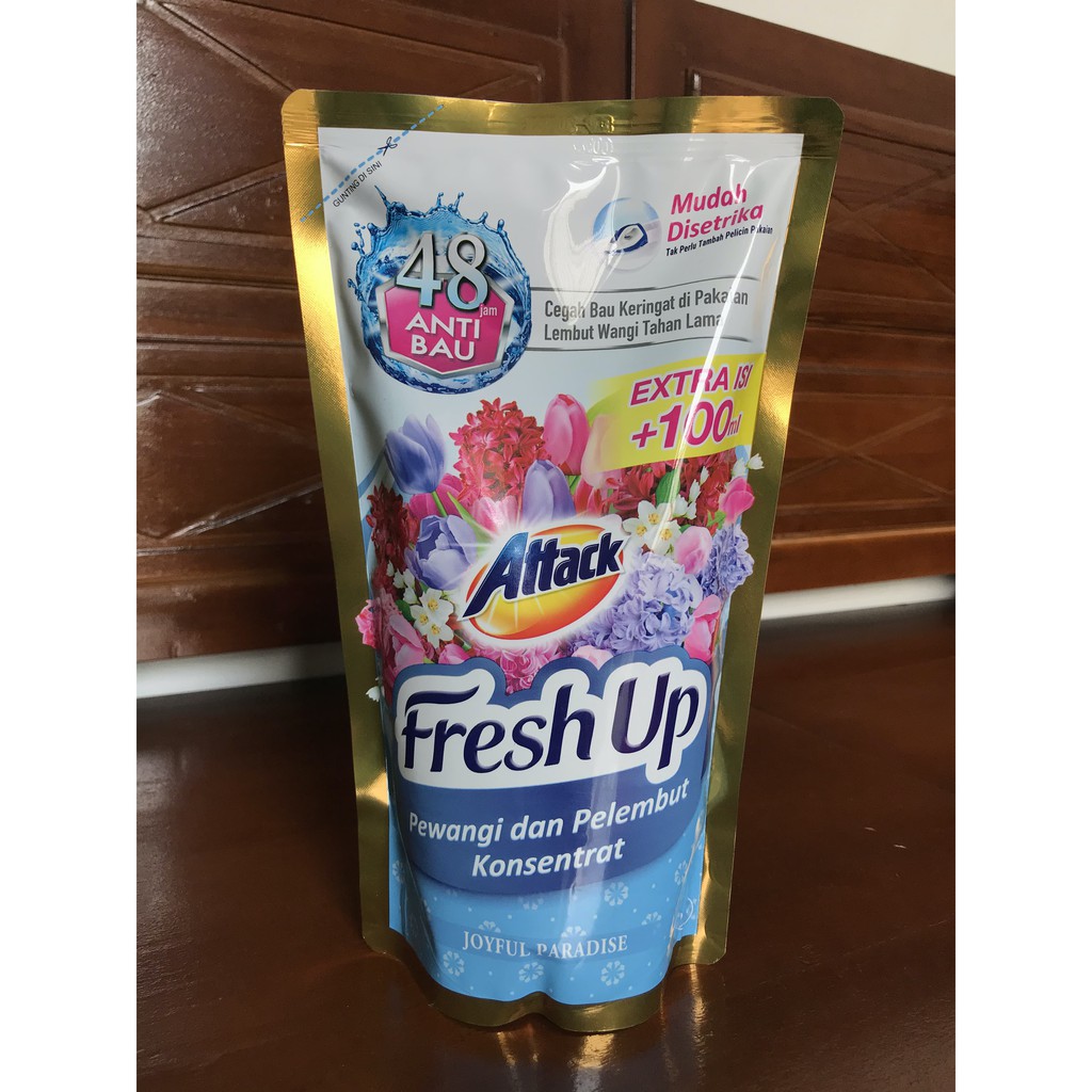 ATTACK FRESH UP SOFTENER JOYFUL PARADISE 700ml + 100ml