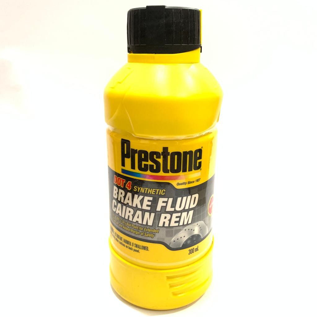 MINYAK REM PRESTONE BRAKE FLUID DOT 4 300ML FULL SYNTHETIC ORIGINAL