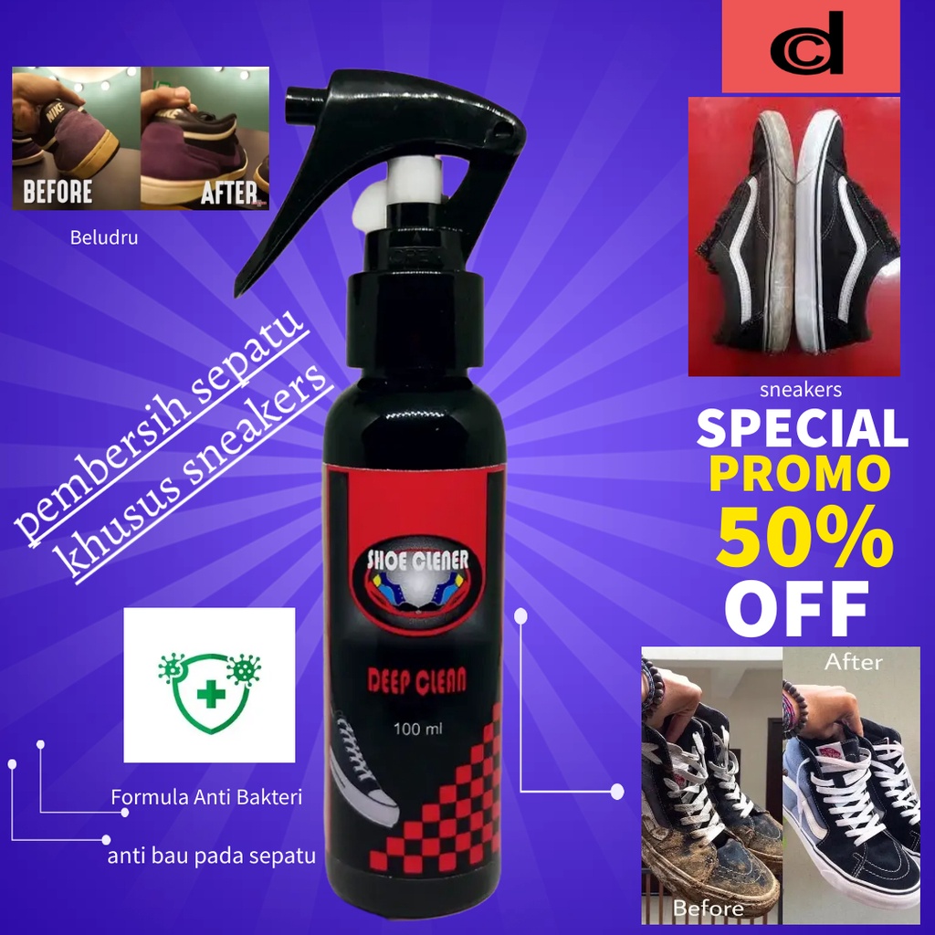 deepclean Starter Kit 1 | Pembersih Sepatu | Shoes Cleaner | Sabun Cuci Sepatu | Sabun Sepatu