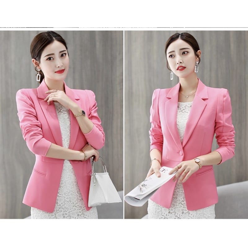 TERLARIS PAKAIAN WANITA BLAZER WANITA KOREA BLAZER KOREA SET PANJANG FORMAL MURAH BLEZER WANITA KOREA BLEZER KEKINIAN MURAH