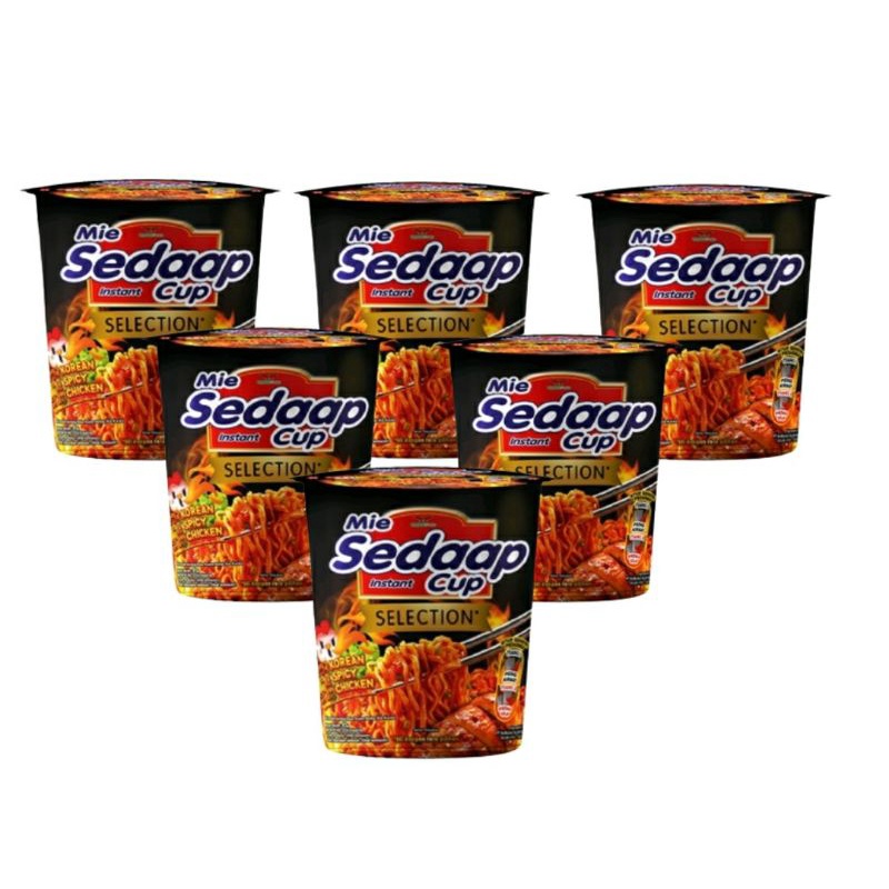 

Mie Sedaap Cup Korean Spicy Chicken 81gr Paket Isi 6 Pcs