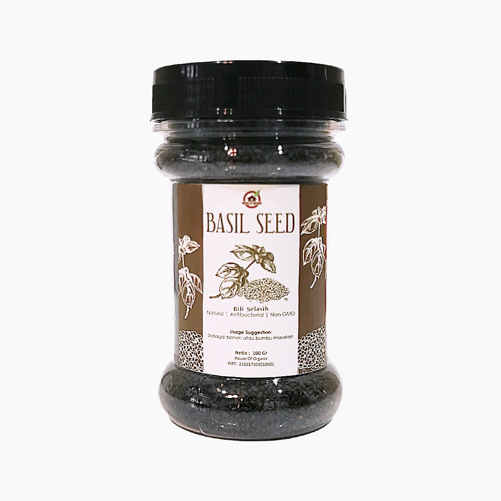 House Of Organix Basil Seed / Biji Selasih 100gr