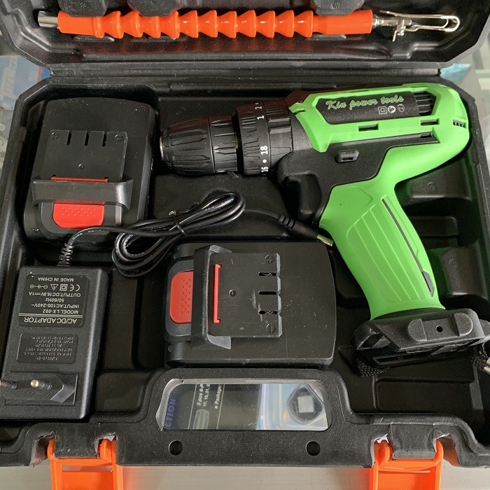 Mesin Bor Beton Baterai 32v Kin Power Cordless Set