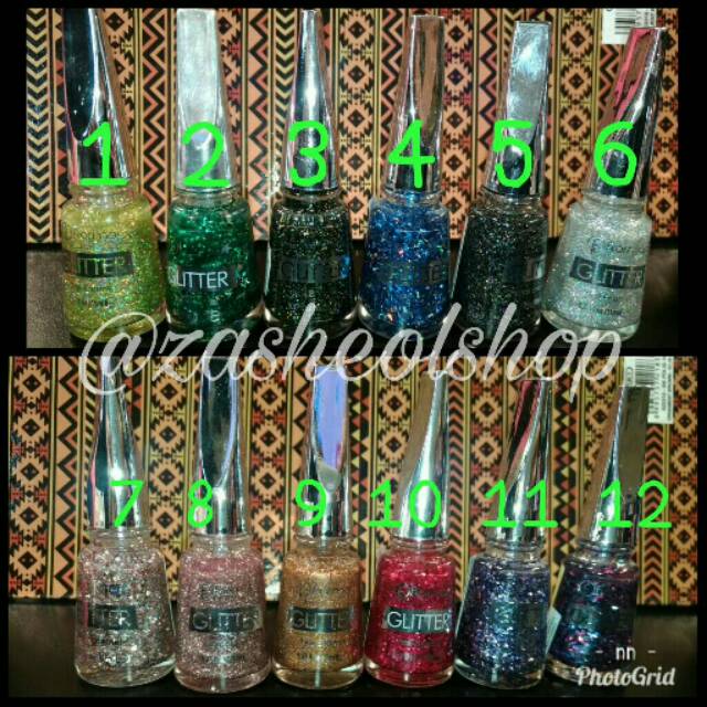 Glitter Nail Enamel Flormar