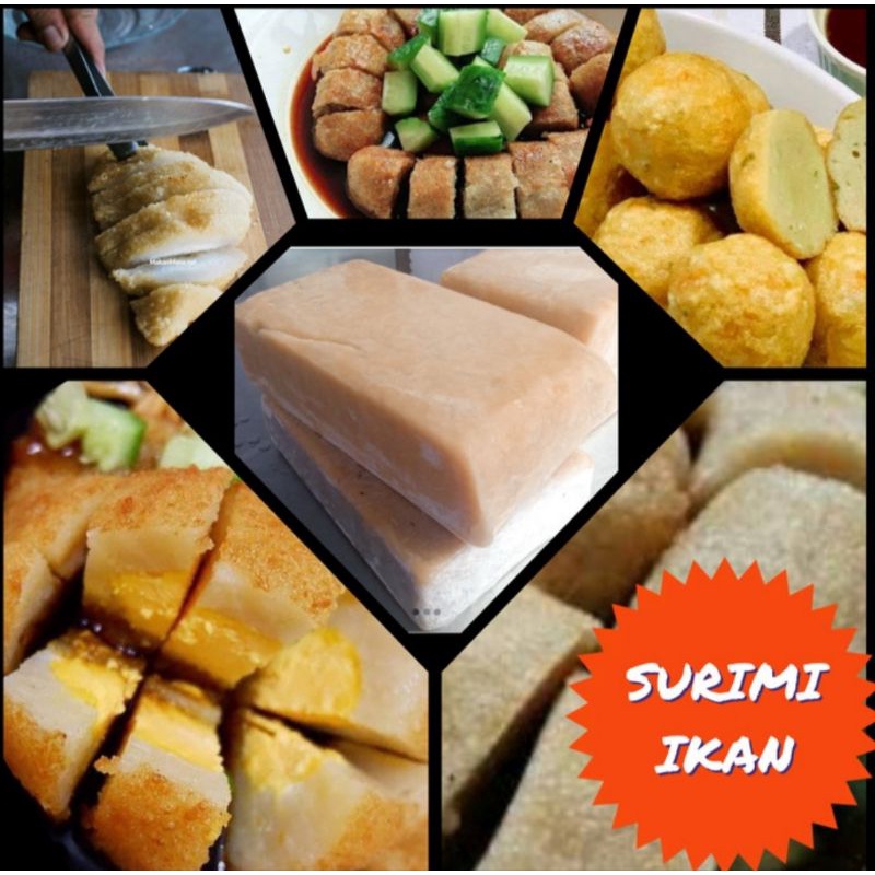 

Surimi daging ikan laut giling bahan pempek bakso 1kg