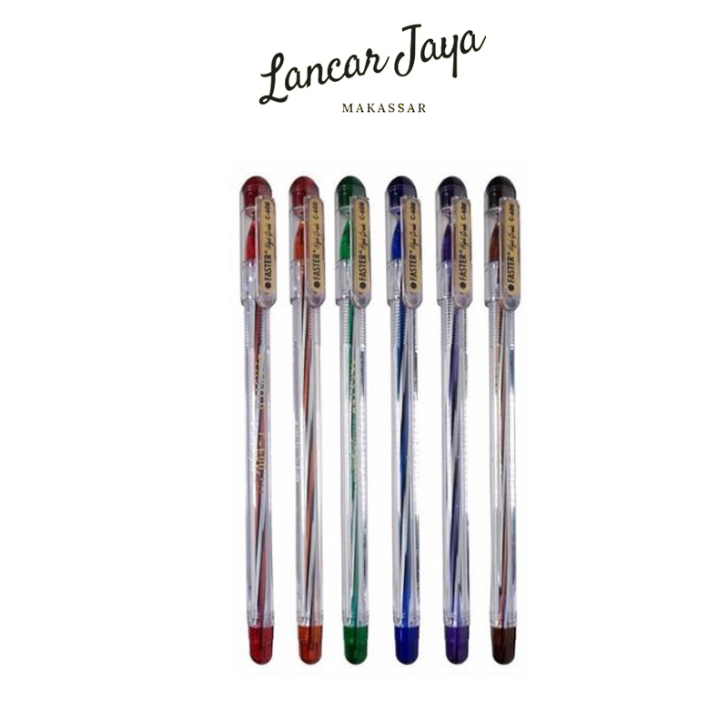 

Pulpen Pen Pena Faster C-600 C600