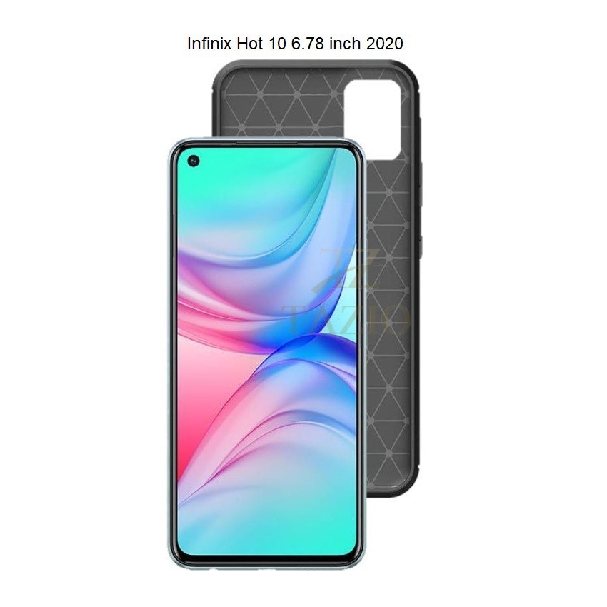 CASE SLIM FIT CARBON IPAKY INFINIX HOT 10 INFINIX HOT 10 BIASA SOFTCASE - FA