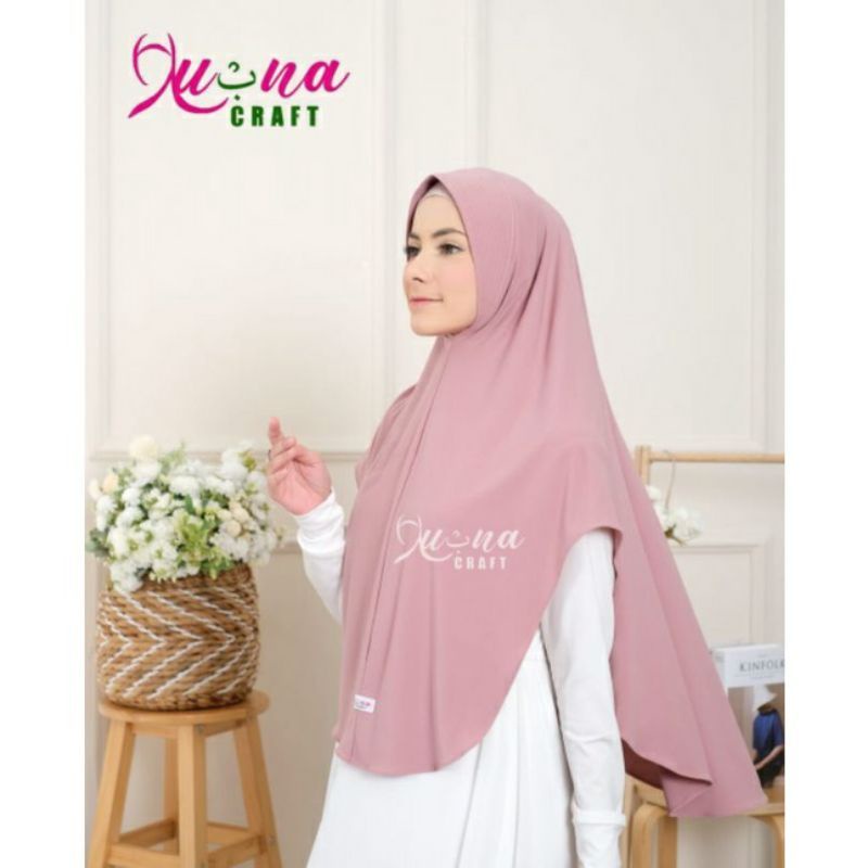 HIJAB OVAL SIZE M BY LUBNA CRAFT / HIJAB INSTAN ORIGINAL TERLARIS