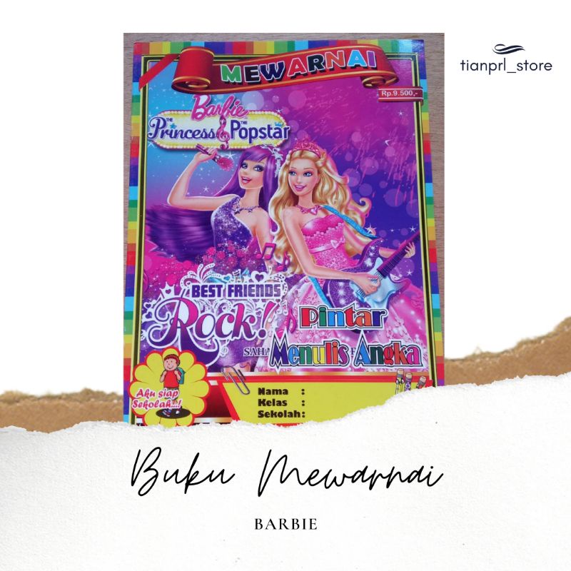 

BUKU MEWARNAI BARBIE