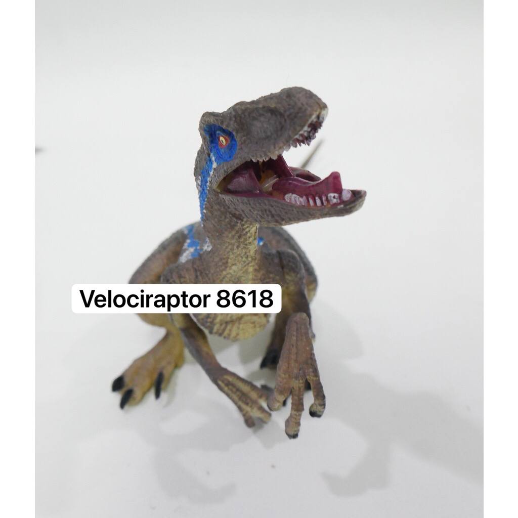 Figure Dinosaurus Velociraptor 8618 - Mainan Edukasi New Canna Velociraptor