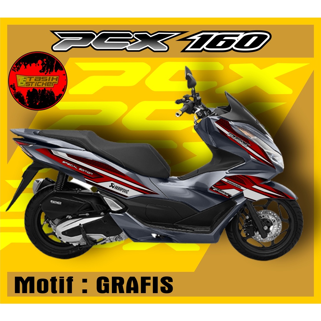 COD Striping Motor Honda PCX 160 PCX NEW Tahun 2022 Sticker Stiker Body Motor Striping Variasi