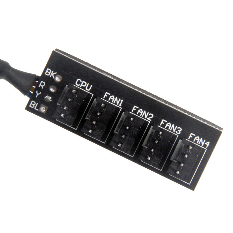 Adapter Splitter Kabel Power 1 Ke 5 4pin PWM Untuk Kipas Pendingin CPU