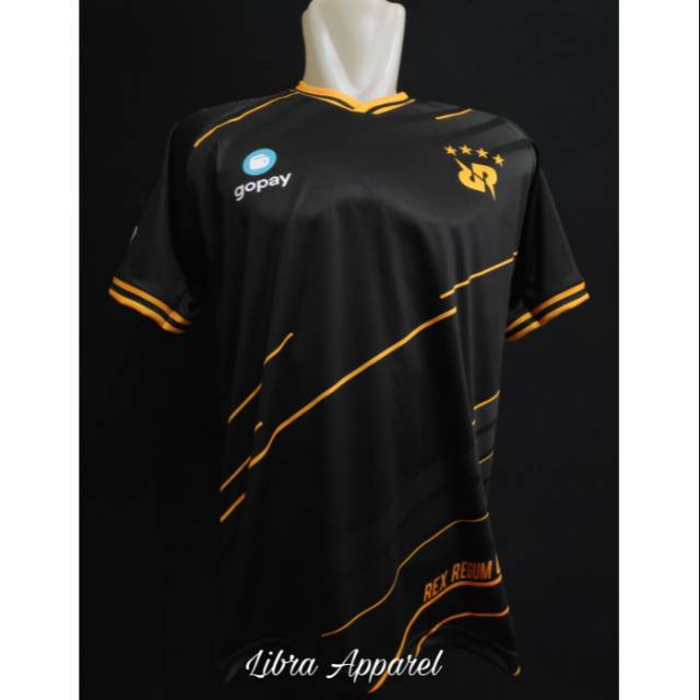 BAJU KAOS JERSEY GAMING ESPORT RRQ BEBAS CUSTOM DISAIN GAME FF PUBG MOBILE LEGENDS