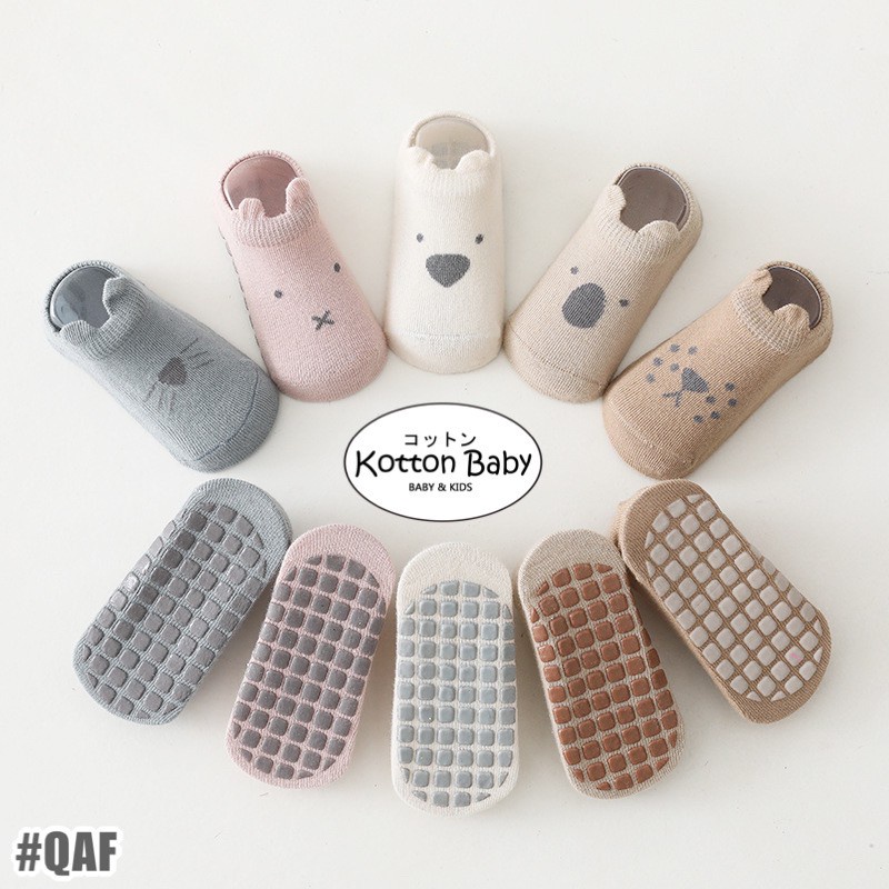 0-3 thn | KAOS KAKI BAYI ANAK IMPOR NEWBORN SOCKS LUCU KARAKTER KARTUN catalog QN QBE