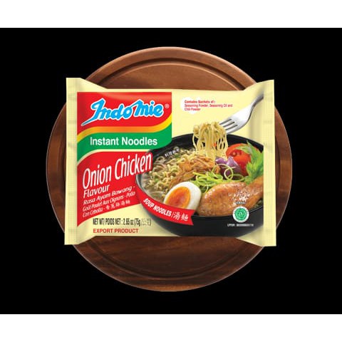 INDOMIE AYAM BAWANG INSTAN HALAL 69 GR CHICKEN ONION NOODLE