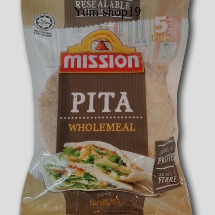 

mission pita wholemeal