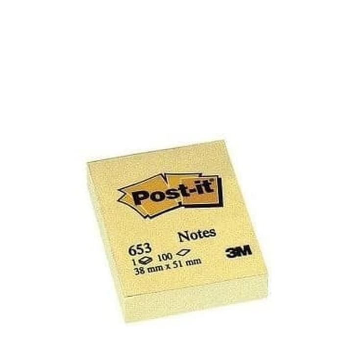 

POST IT 3M ORI 653/Memo Tempel 3M 653/Memo Sticky Notes/Pembatas Buku