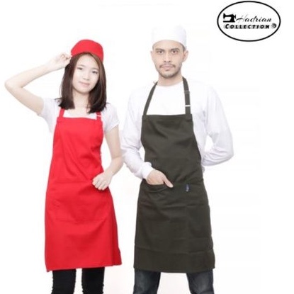 Celemek Apron Polos 42 Varian Warna Celemek pria wanita,Celemek masak,Celemek dapur,Celemek kitchen