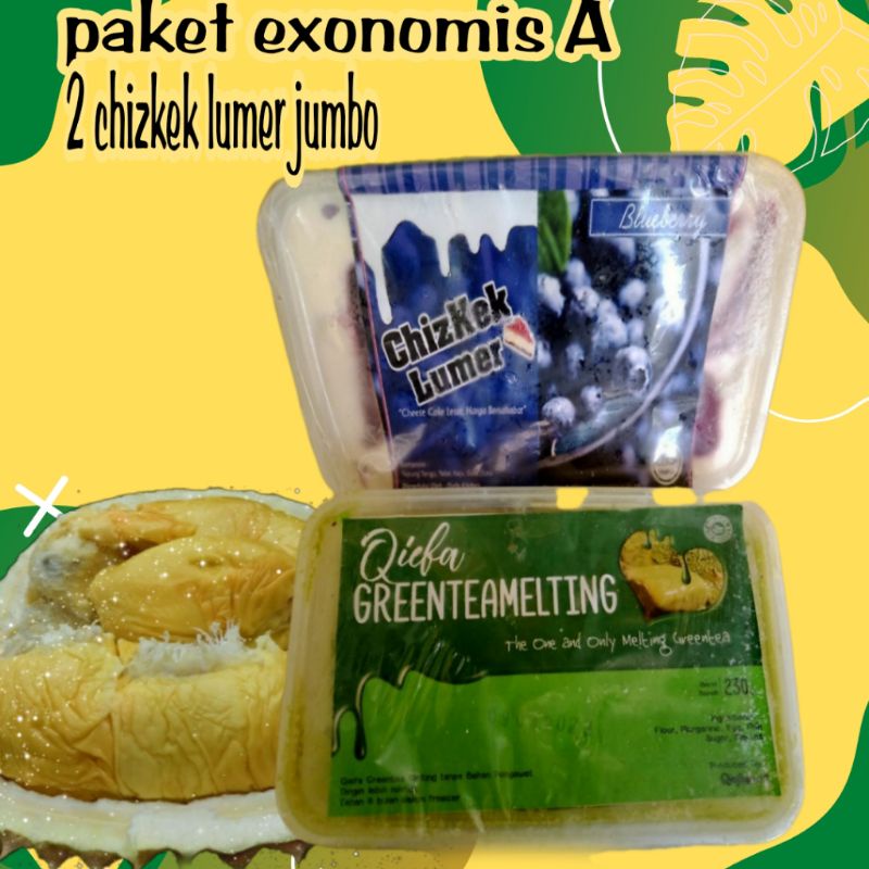 

PAKET EXONOMIS A(CHIZKEK LUMER+ES YOUGHURT ISI 25)
