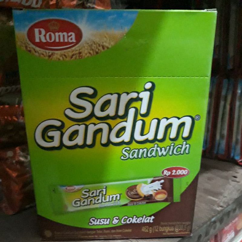 

ROMA SARI GANDUM SANDWICH 462 GRAM