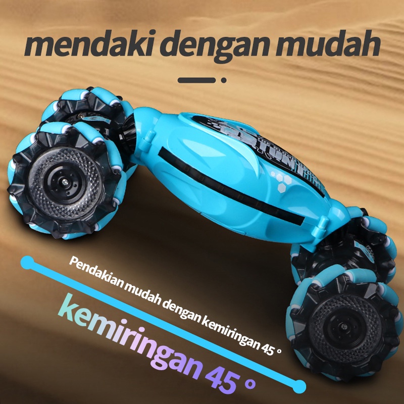 【Ready Saham + COD】mainan remote control anak-anak|RC Hand Gesture Sensor Tangan Mainan Mobil |Remote Control Offroad Stunt Car