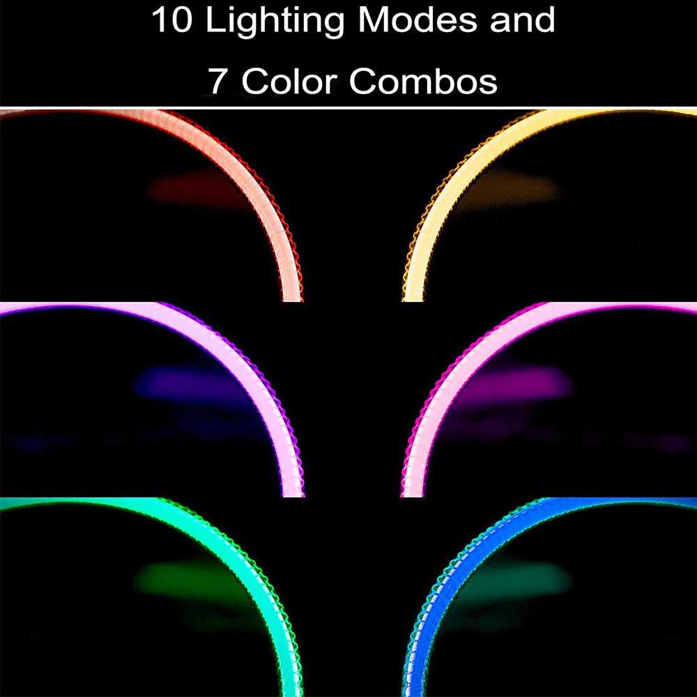 Mouse pad gaming RGB XL LED glowing high precision anti slip jumbo mousepad besar USB cable