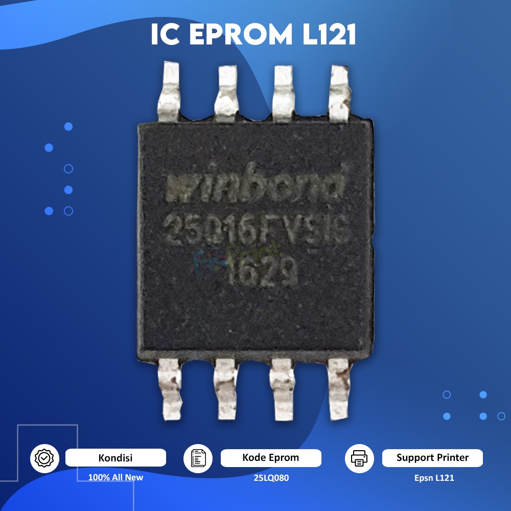 IC Eprom Epson L121 25LQ080, IC Mainboard Eprom Reset L121