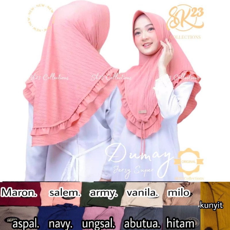 TERLARIS  JILBAB SK 23 COLLECTION | JILBAB BLUSUKAN | HILBAB INSTAN | JILBAB SLOBOKAN | JILBAB MASUK
