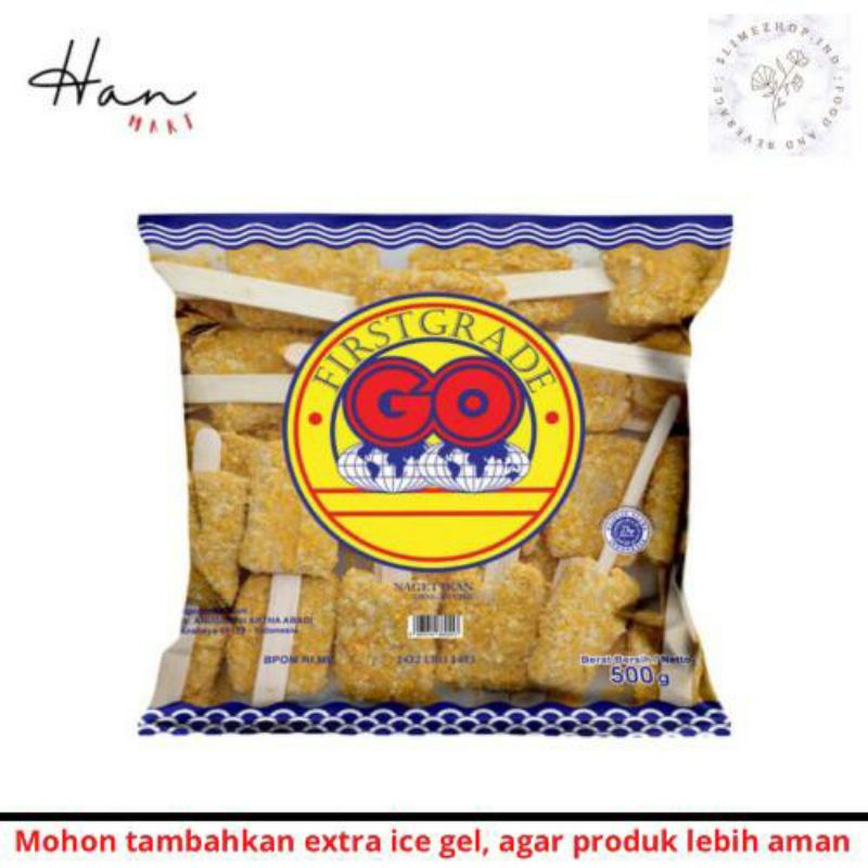 

(Frozen Food Go) Fish nugget/ naget Ikan ice cream 500gr