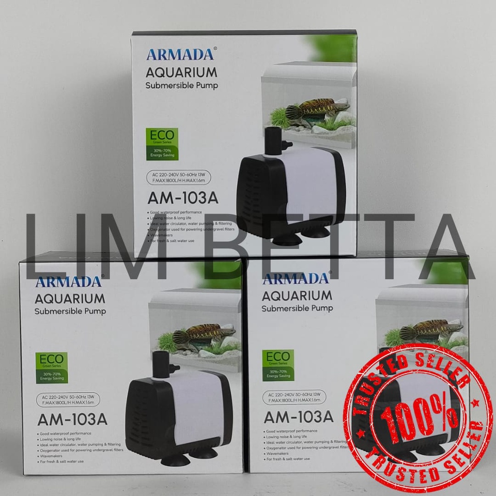 POMPA AQUARIUM ARMADA AM-103 A / POWER HEAD 103 LOW WATT TERMURAH