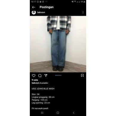 UGIZ jeans blue wash