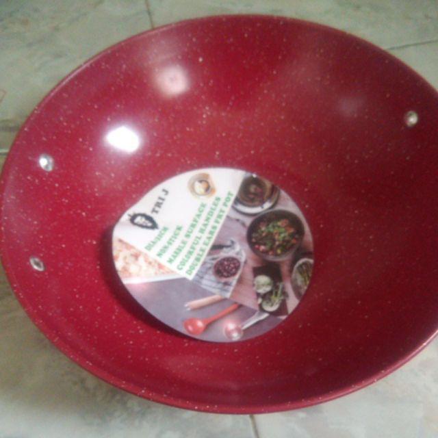 Wajan Marble Tri J Anti Lengket Uk 32 Cm