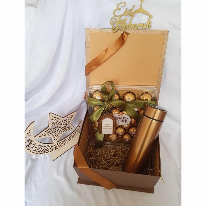 

FERRERO ROCHER LEBARAN HAMPERS WITH TUMBLERS/LEBARAN GIFT BOX SD456SD5