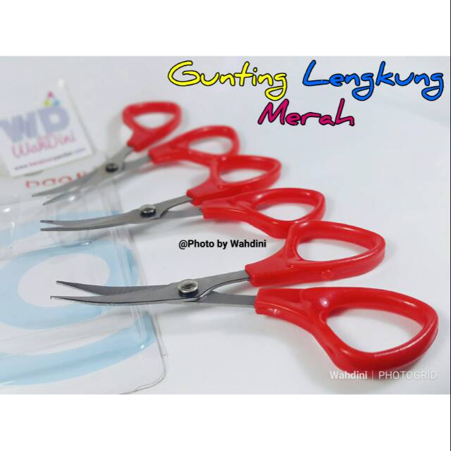 

Gunting Decoupage Lengkung Merah