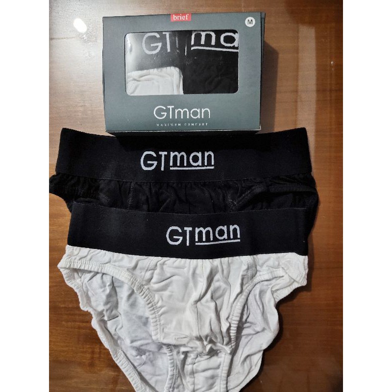 CD GT MAN GTKB 01  2 PCS /  CELANA DALAM PRIA KARET BOXER / ORI