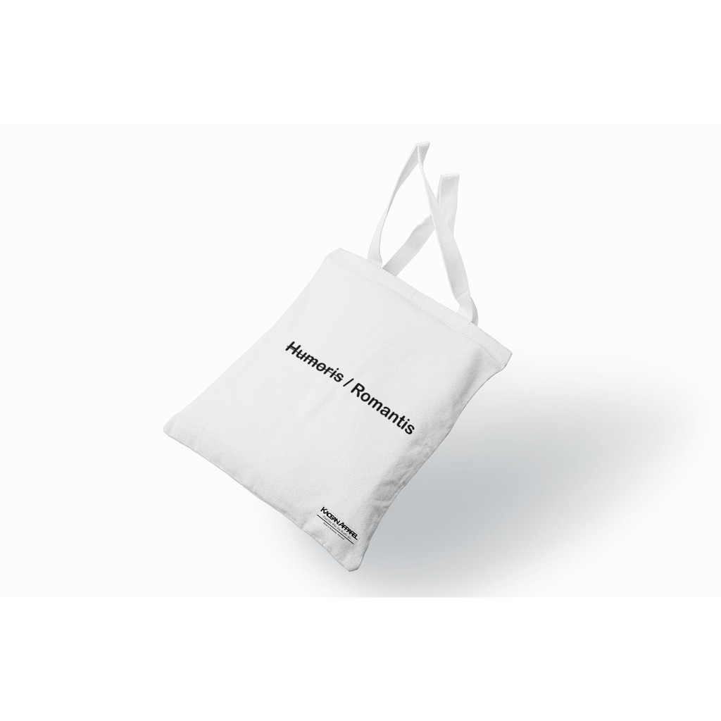Tote Bag Kanvas "Romantis" - Tote Bag Kanvas/Tote Bag Coffee/Tote Bag Kopi