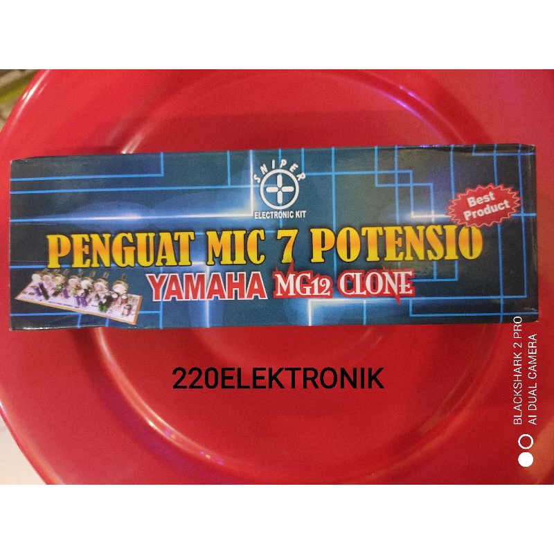 Penguat mic 7 potensio yamaha