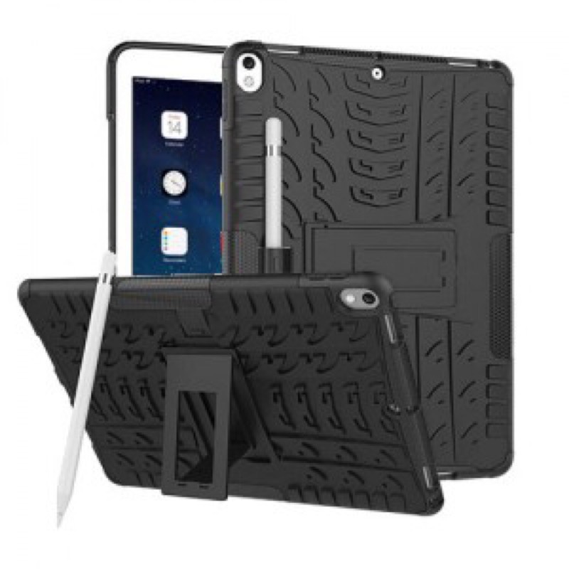 Car Tire Rugged Armor Shockproof Case Casing Cover Kick Stand iPad 9.7 Gen 2, 3, 4