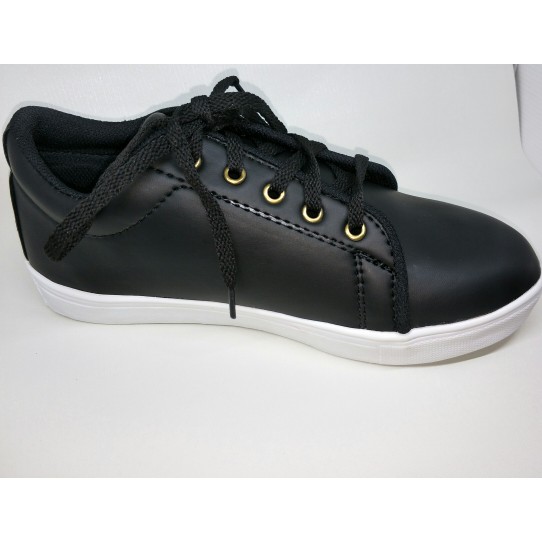 Grosir Sepatu Wanita Kets Polos G01 Hitam